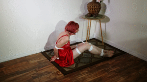 www.ogres-world.com - 412 - Vivienne's Red Dress and White Ropes thumbnail